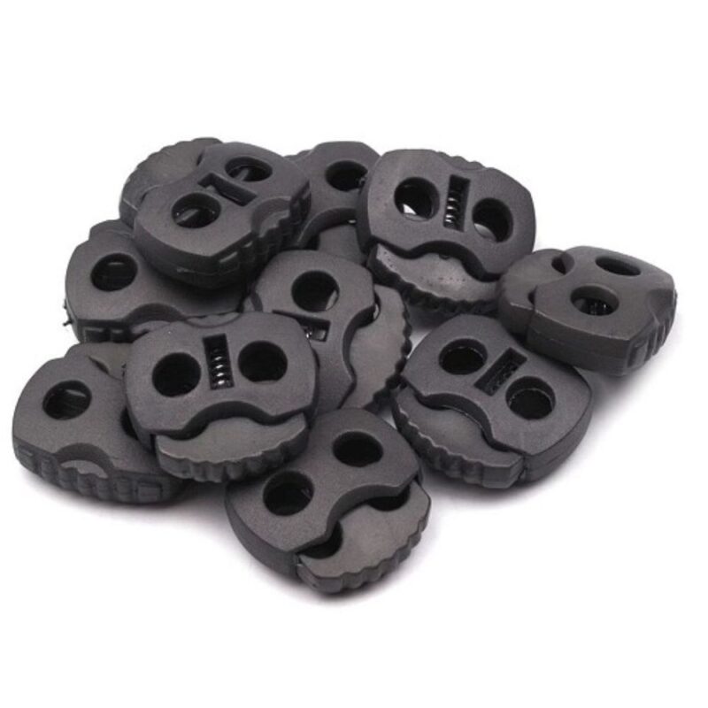 Stopper, kahe auguga, 20x20 mm - tumehall