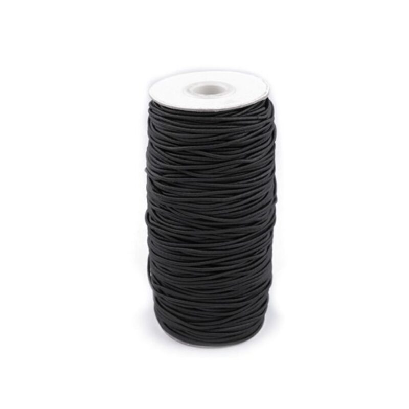 Ümarkumm, Ø2mm, must