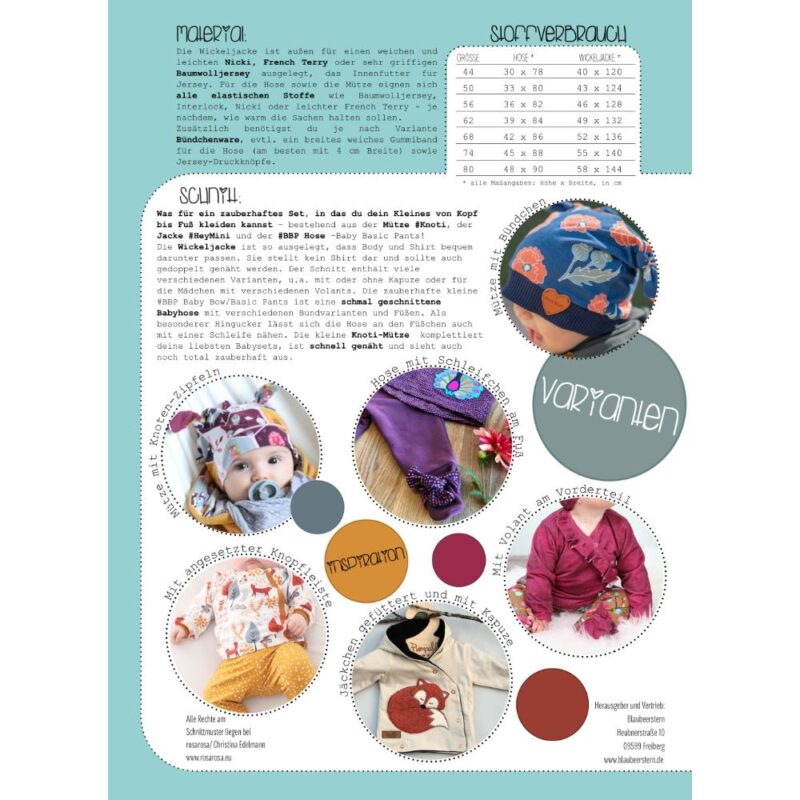 Paberlõige - beebiriiete komplekt - Image 2