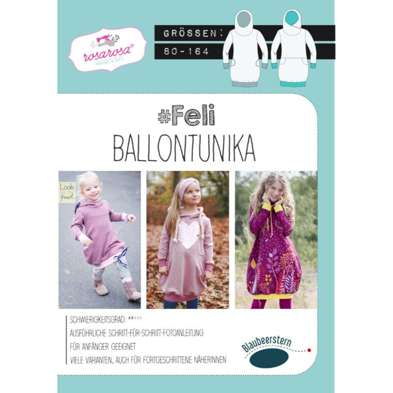 Paberlõige - tüdrukute dressikleit/tuunika