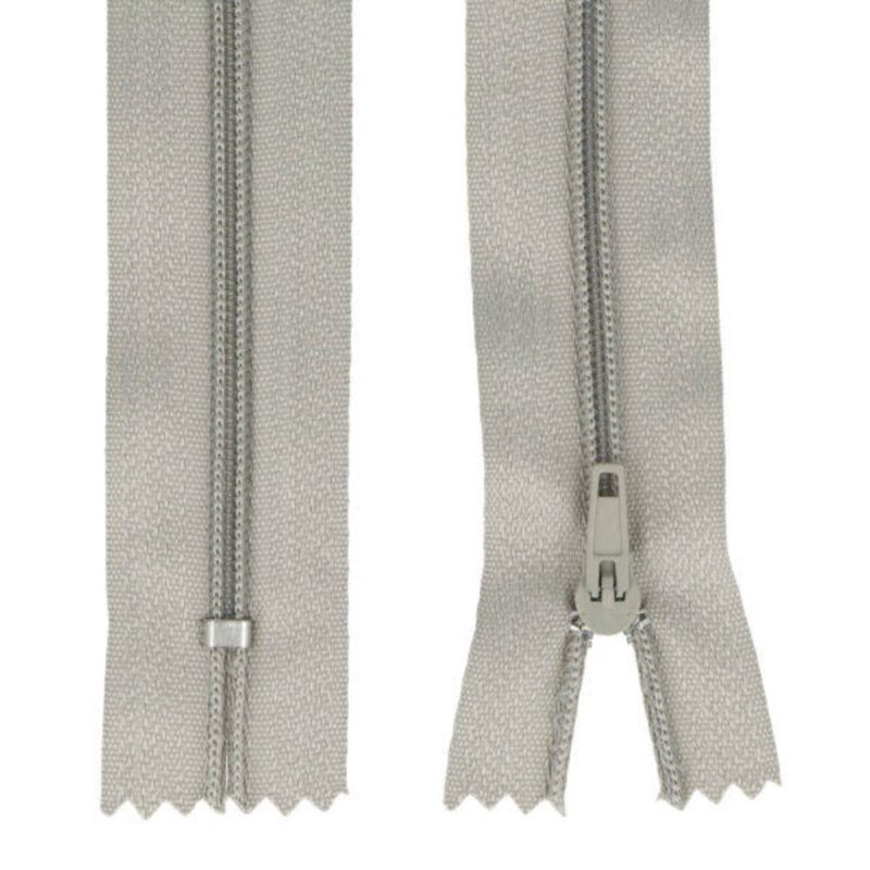 Spiraallukk, alt kinnine, helehall, 16 cm