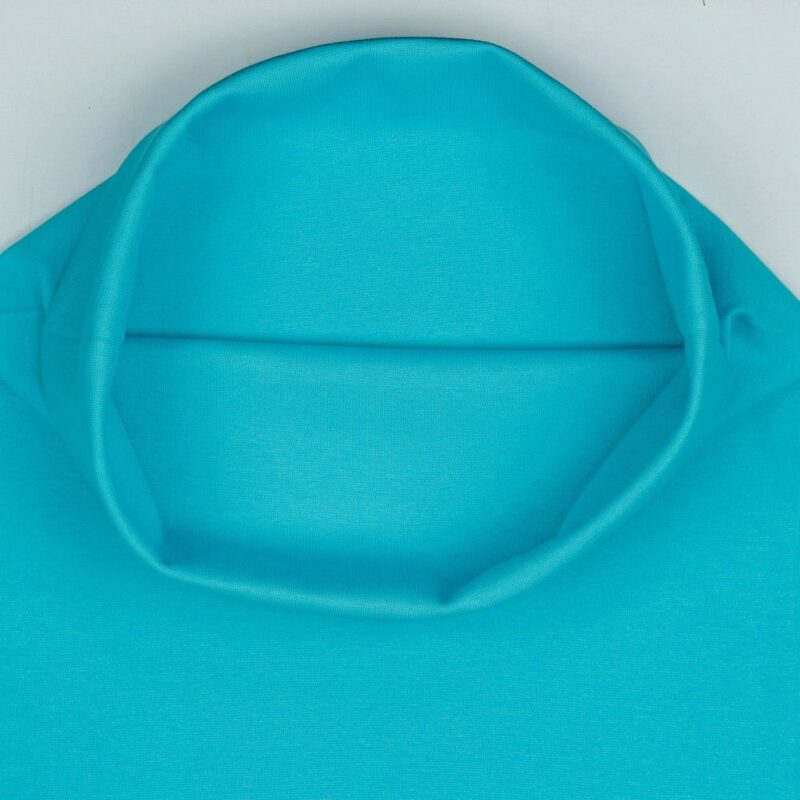 Soonik - türkiissinine, 70 cm torus, 1x1/sile, GOTS - Image 2