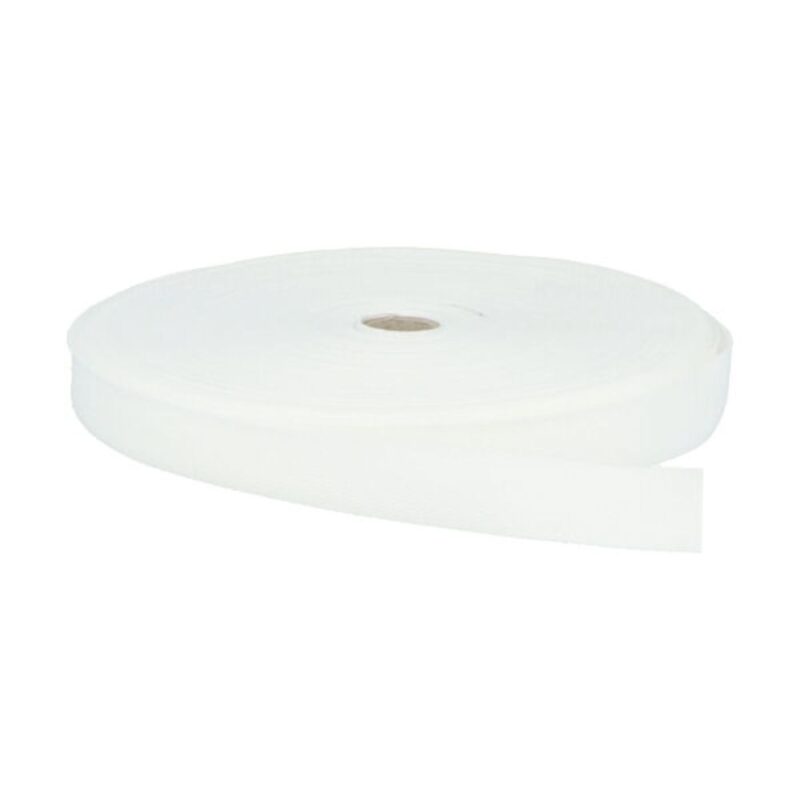 Vitselpael, puuvillane, 10 mm, valge