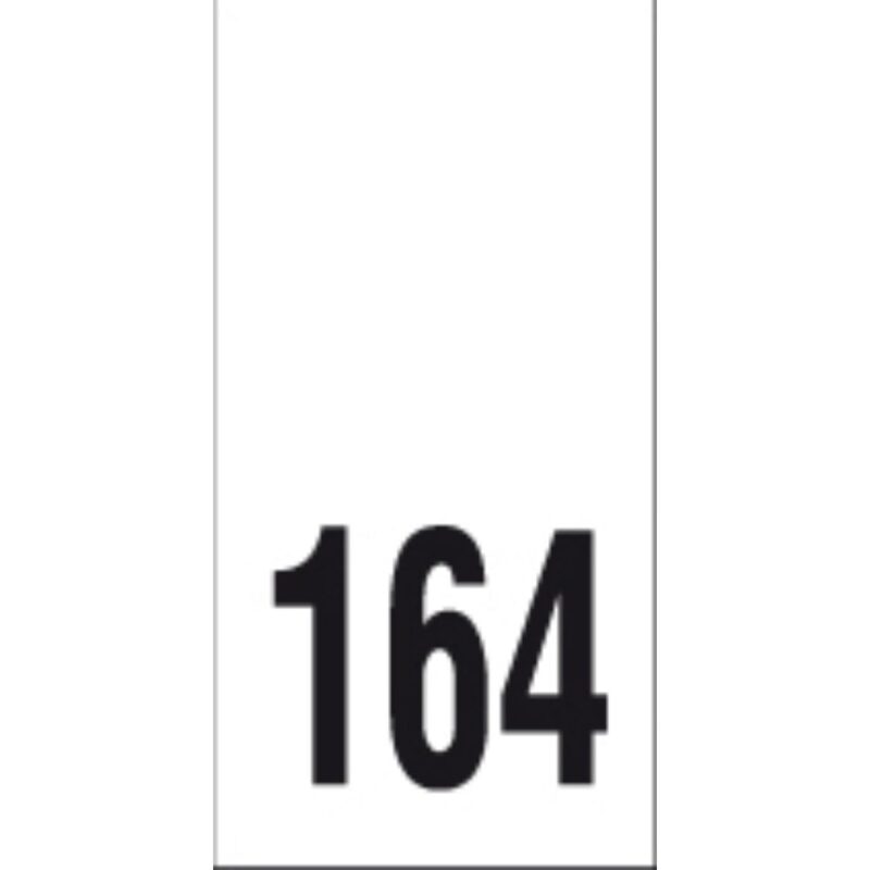 Õmmeldav suurusesilt, 200 tk, suurus 164