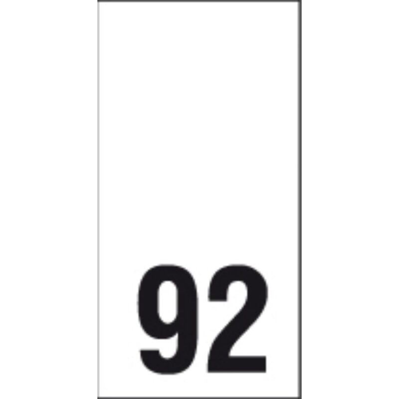 Õmmeldav suurusesilt, 200 tk, suurus 92