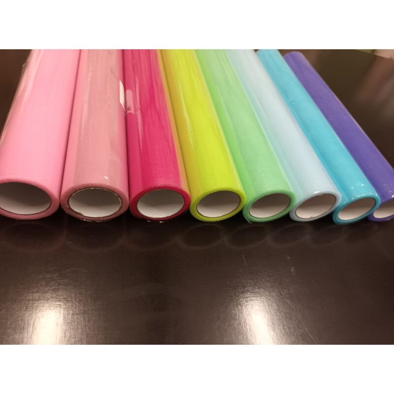 Tüll rullis, 30 cm x 9 m, helesinine - Image 2