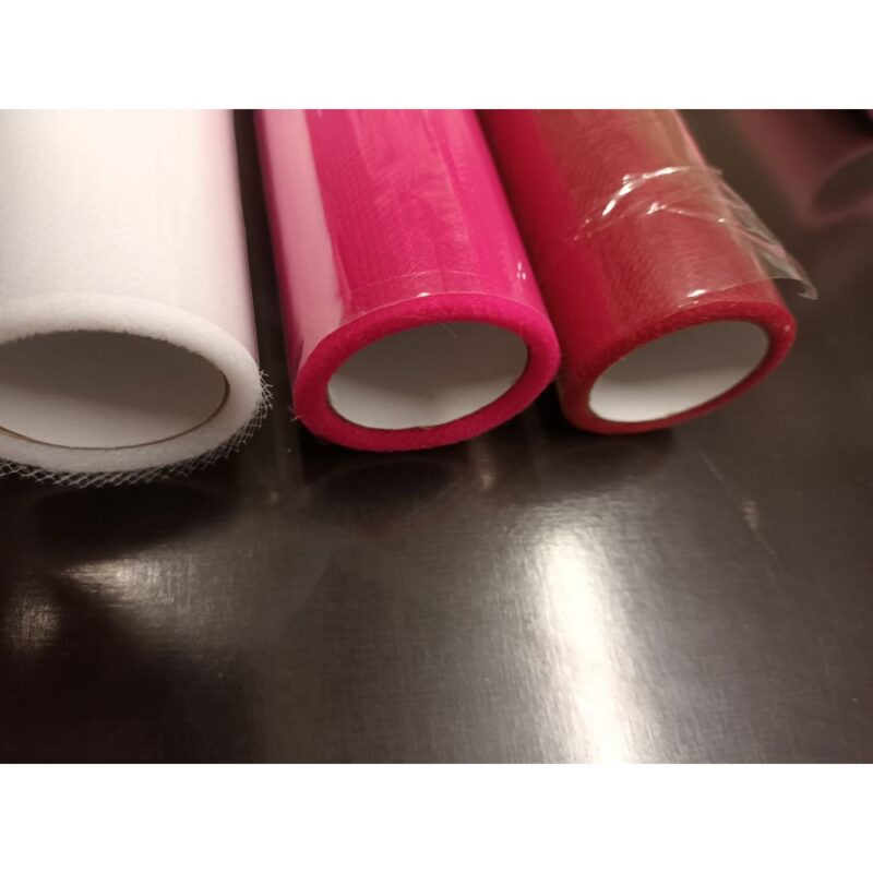 Tüll rullis, 50 cm x 9 m, bordoopunane - Image 2