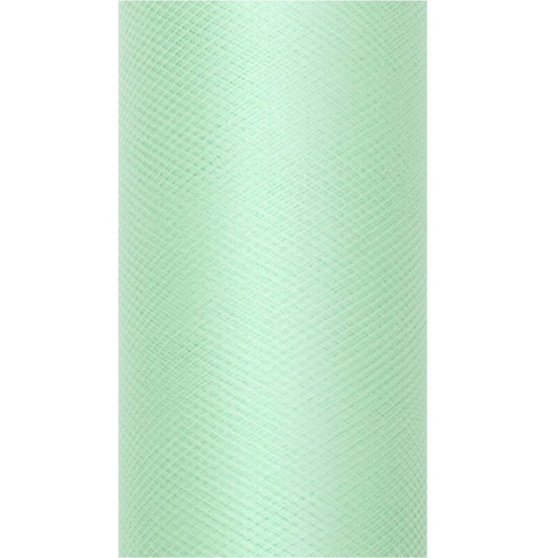 Tüll rullis, 15 cm x 9 m, roheline