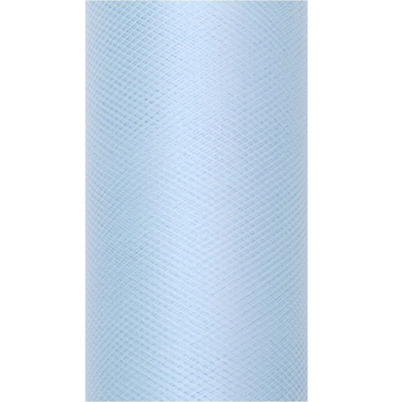 Tüll rullis, 15 cm x 9 m, helesinine