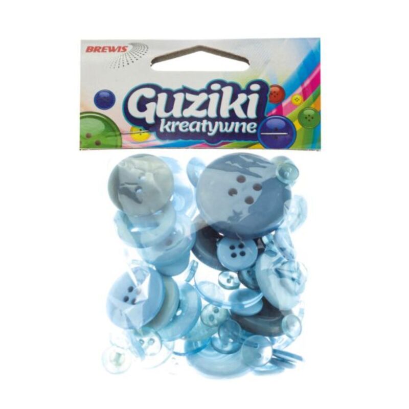 Nööpide segapakk, sinine