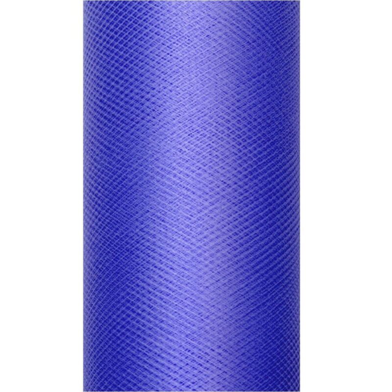 Tüll rullis, 30 cm x 9 m, tumesinine