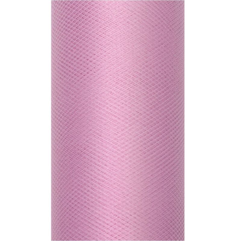 Tüll rullis, 15 cm x 9 m, vanaroosa