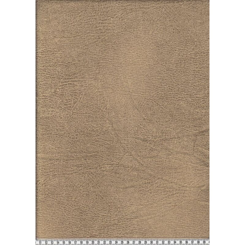 Kunstnahk, antiikse välimusega, helepruun - Image 3
