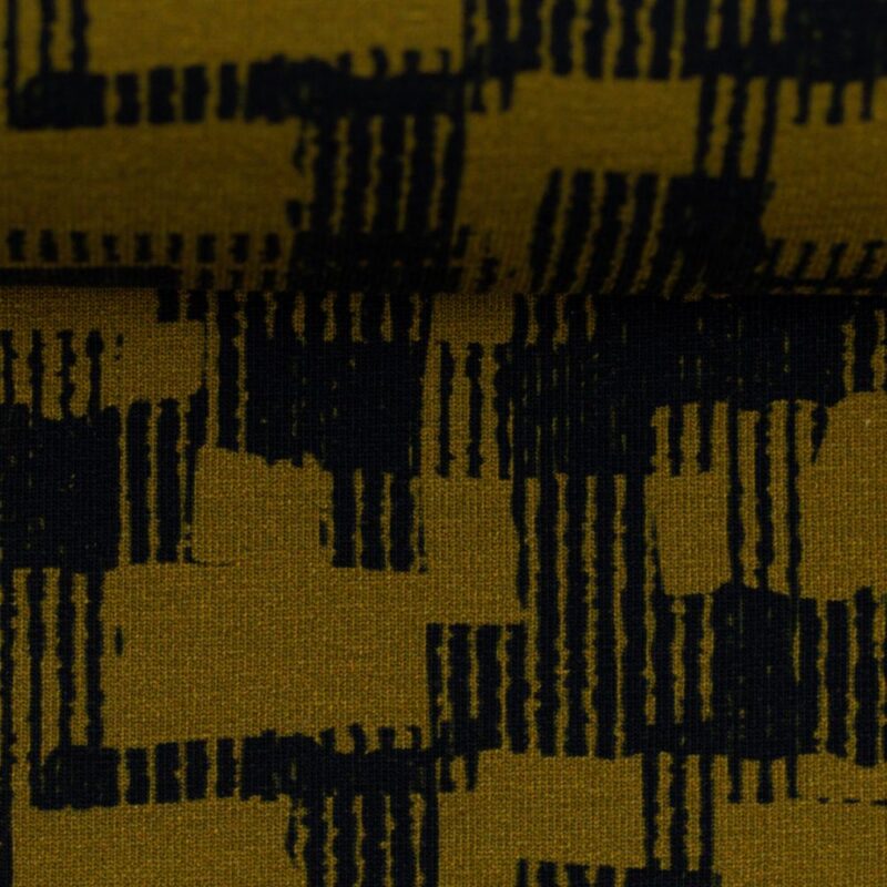 Dressikangas - abstraktsed jooned, oliiviroheline - Image 3