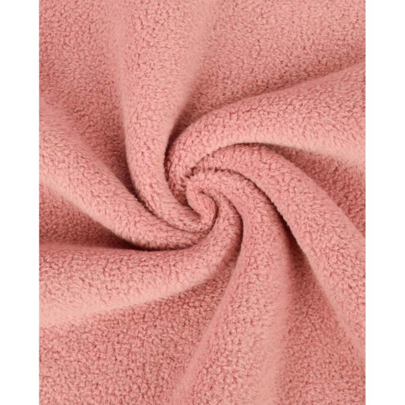 Puuvillafliis Sheepskin, 100% puuvill - roosa