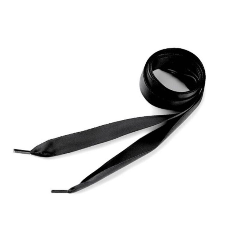Kapuutsipael – satiinpaelast, 1,1 m, must
