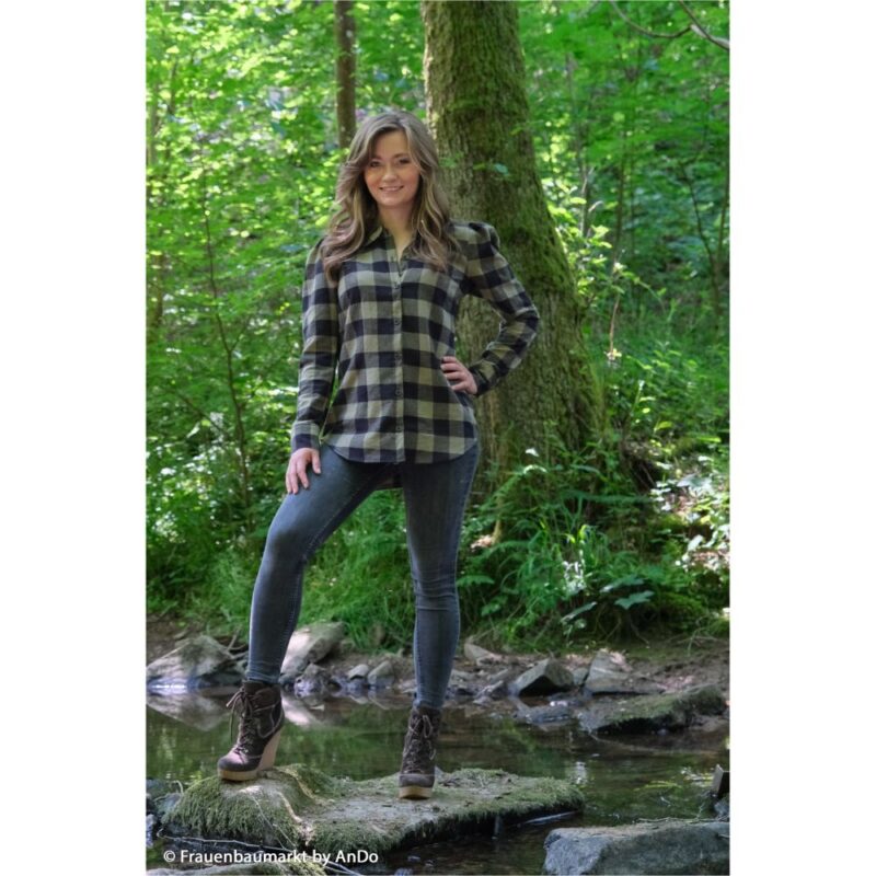 Flanell, rohelise-mustaruuduline - Image 2