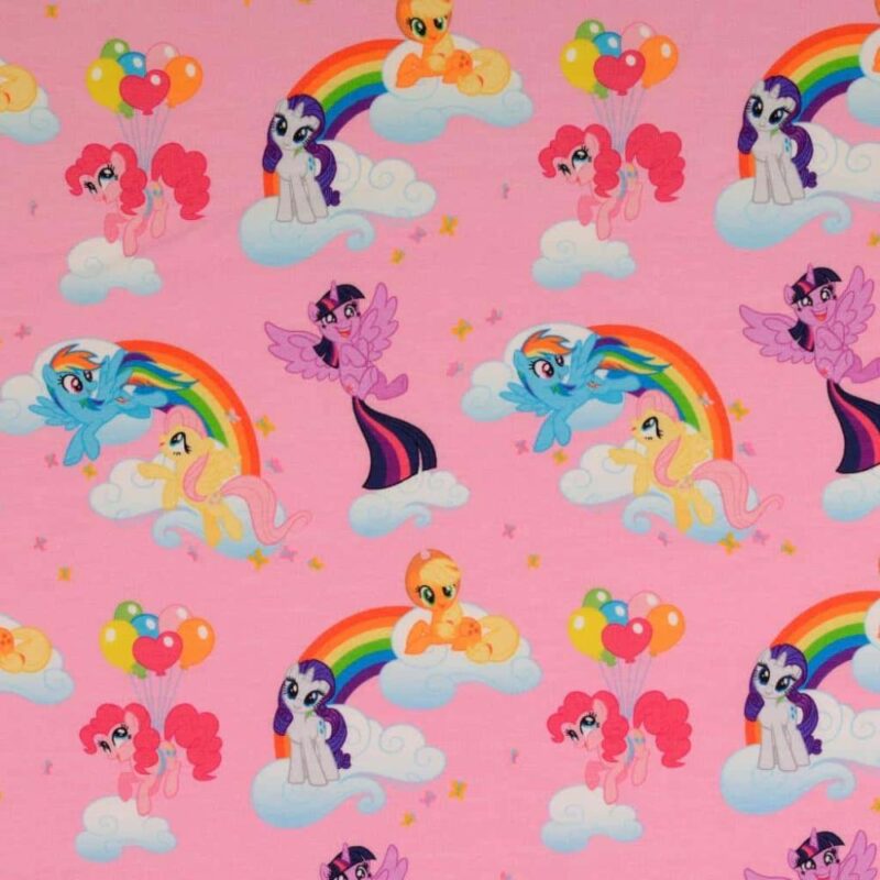 Trikotaaž - My Little Pony, roosa