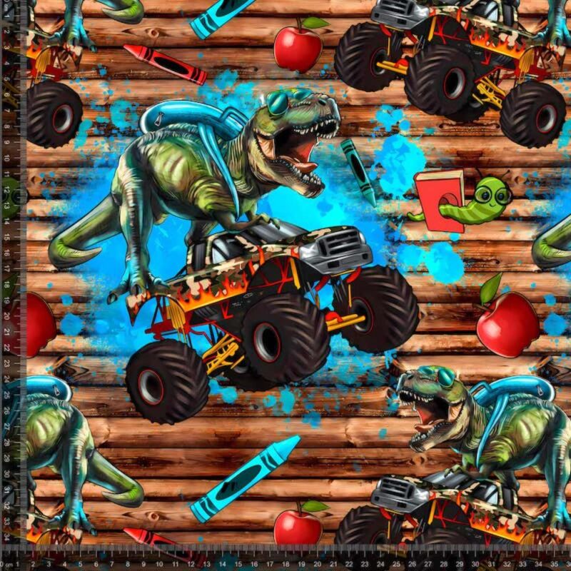 Trikotaaž - T-Rex monsterautoga