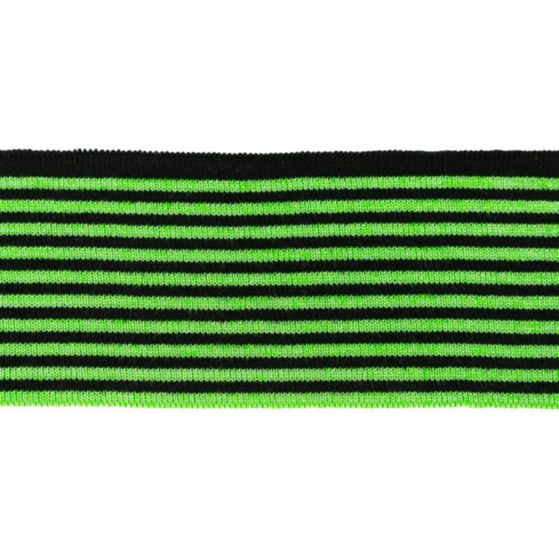 Valmissoonik, hõbeniidiga, rohelise-mustatriibuline