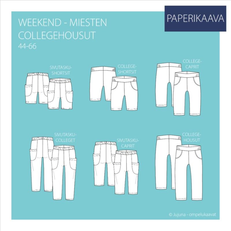 Paberlõige - meeste püksid, suurus 44-66