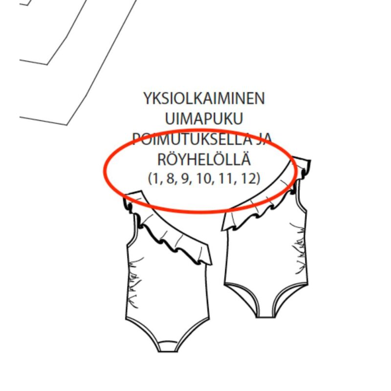 Paberlõige - naiste ujumistrikood - Image 3