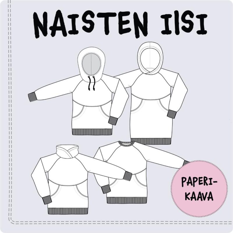 Paberlõige - naiste dressipluus IISI, suurus 32-54