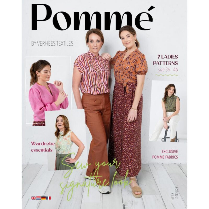 Lõikeajakiri Pomme, 7 lõiget naistele, suurus 36-46