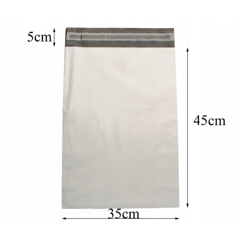 Kilest turvaümbrik, valge, 50 mikronit, 350x450 mm, 100 tk - Image 2