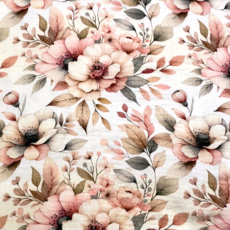 Musliin - pastelsed lilled
