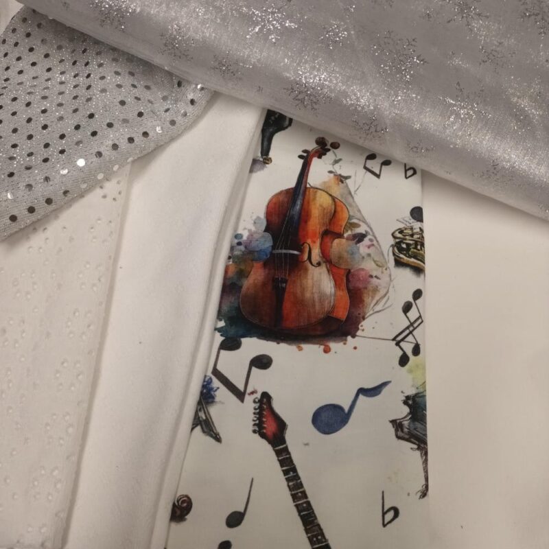 Trikotaažikomplekt muusikakangaga, 3,30 m - Image 2