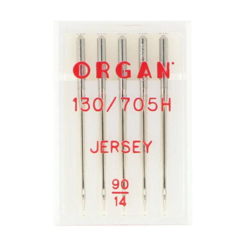 Õmblusmasina nõelad ORGAN - JERSEY; 130/705H; 90; 5 tk